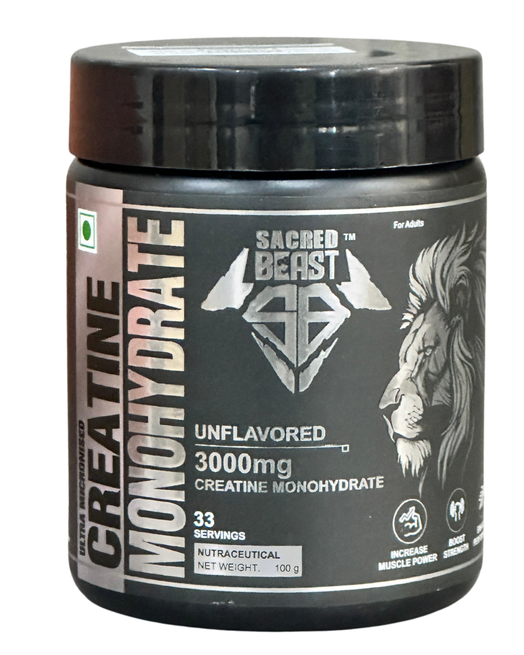 Micronized Creatine Monohydrate, 3g
