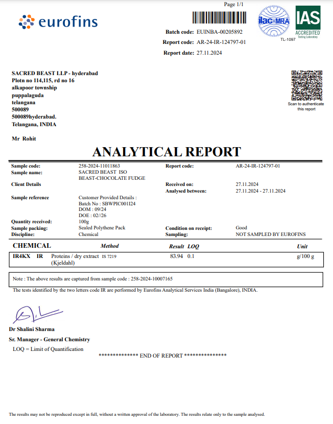 ISO BEAST | 30g Isolate Protein with Shaker