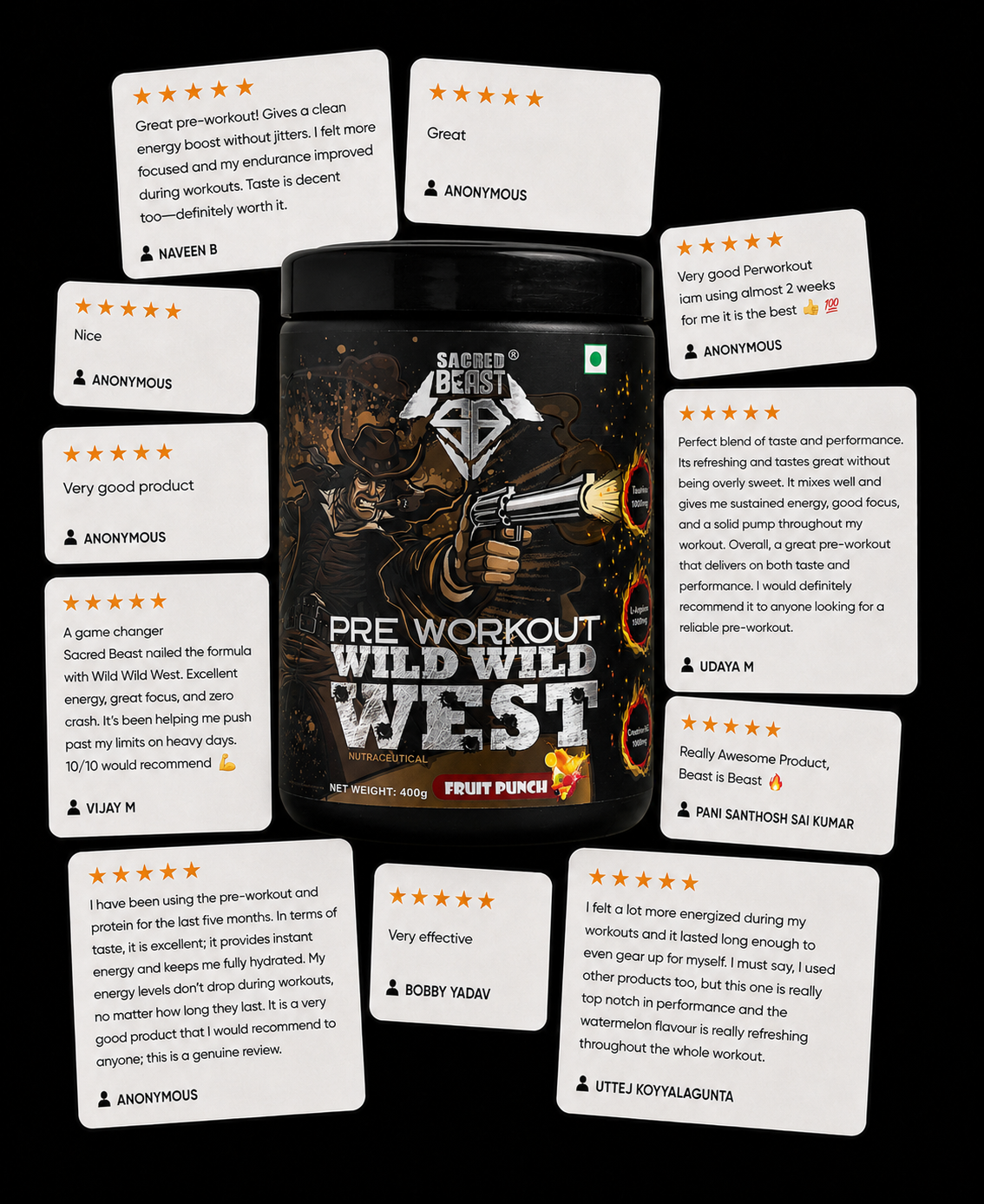Sacred Beast Pre Workout Wild Wild West