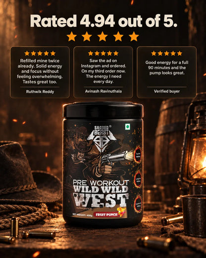 Sacred Beast Pre Workout Wild Wild West