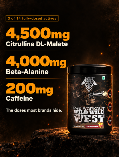 Sacred Beast Pre Workout Wild Wild West