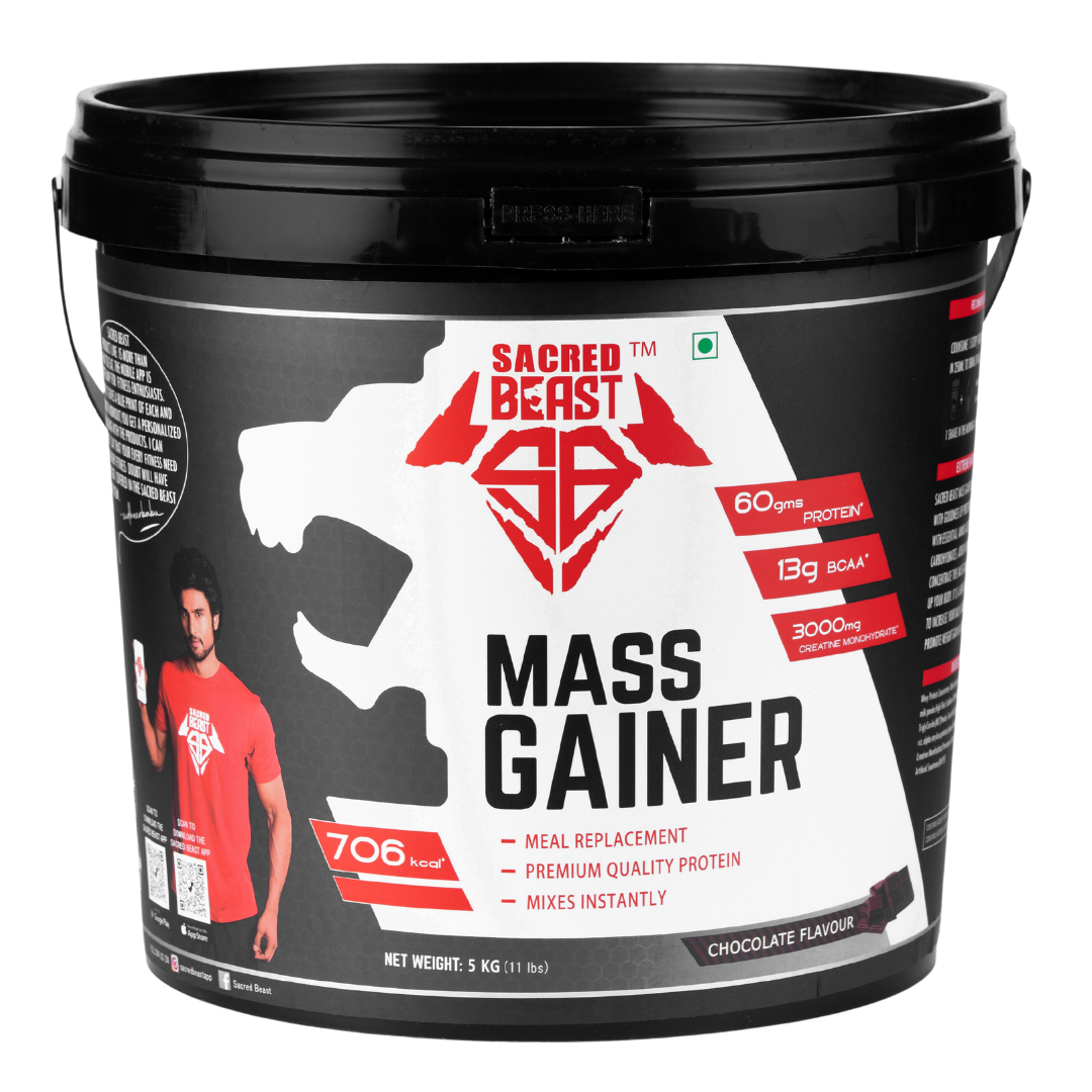 High Protein Mass Gainer 30g protein, 1500mg Creatine per Scoop| Eurofin Lab tested