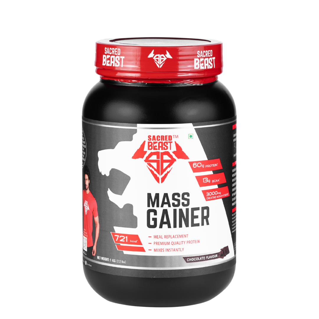 High Protein Mass Gainer 30g protein, 1500mg Creatine per Scoop| Eurofin Lab tested