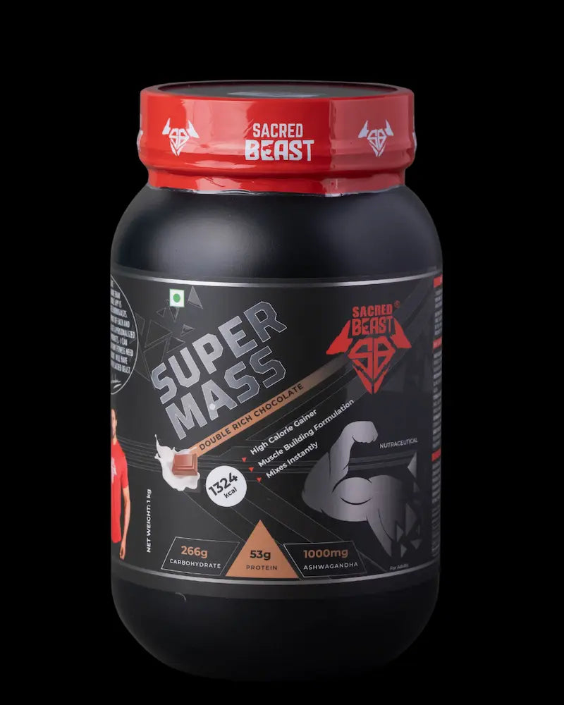 Super Mass | High-Calorie Weight Gainer with Creatine & Ashwagandha