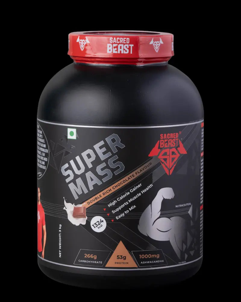 Super Mass | High-Calorie Weight Gainer with Creatine & Ashwagandha