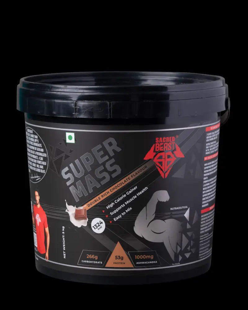 Super Mass | High-Calorie Weight Gainer with Creatine & Ashwagandha