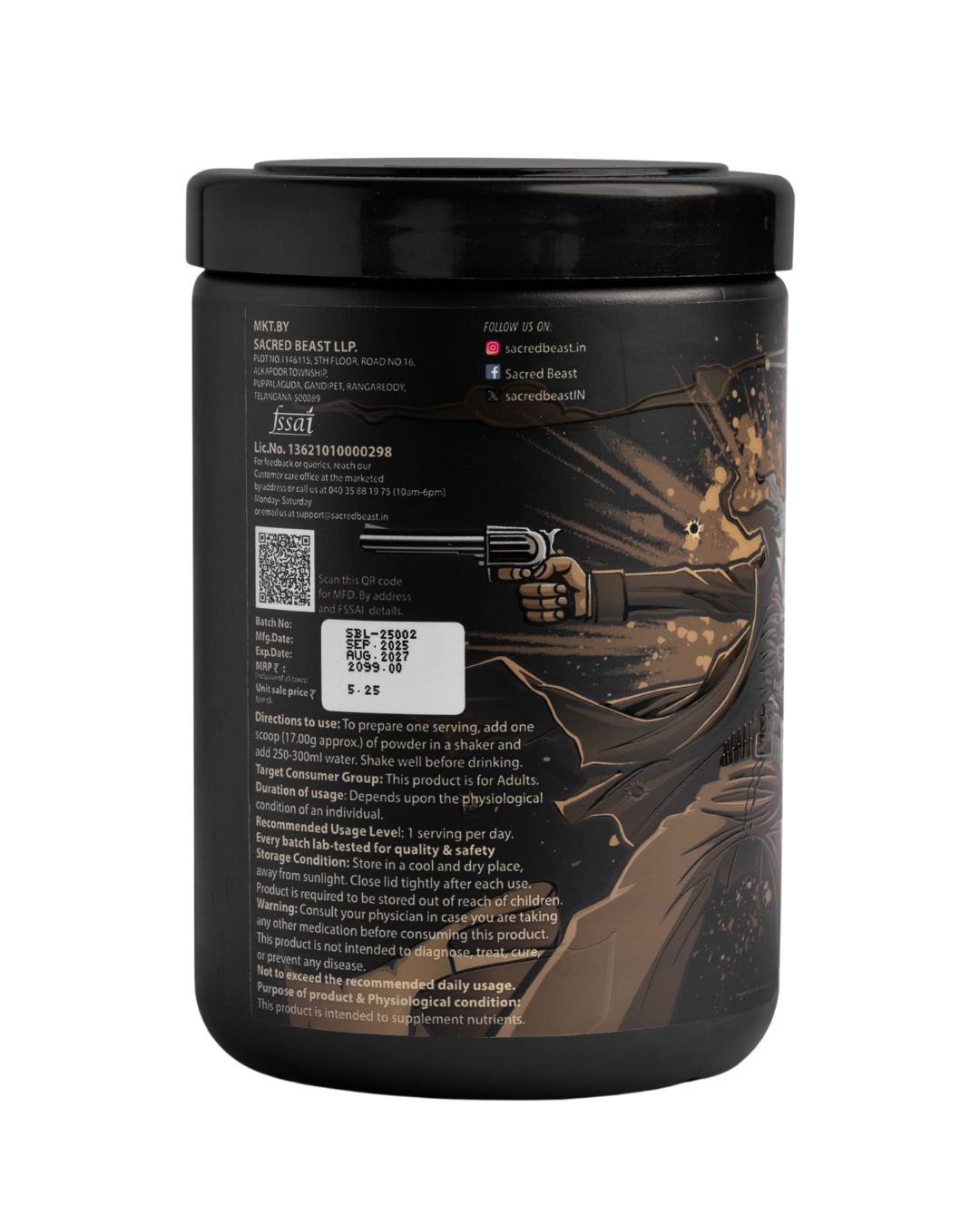 Wild Wild West Pre Workout – Extreme Energy & Focus Formula